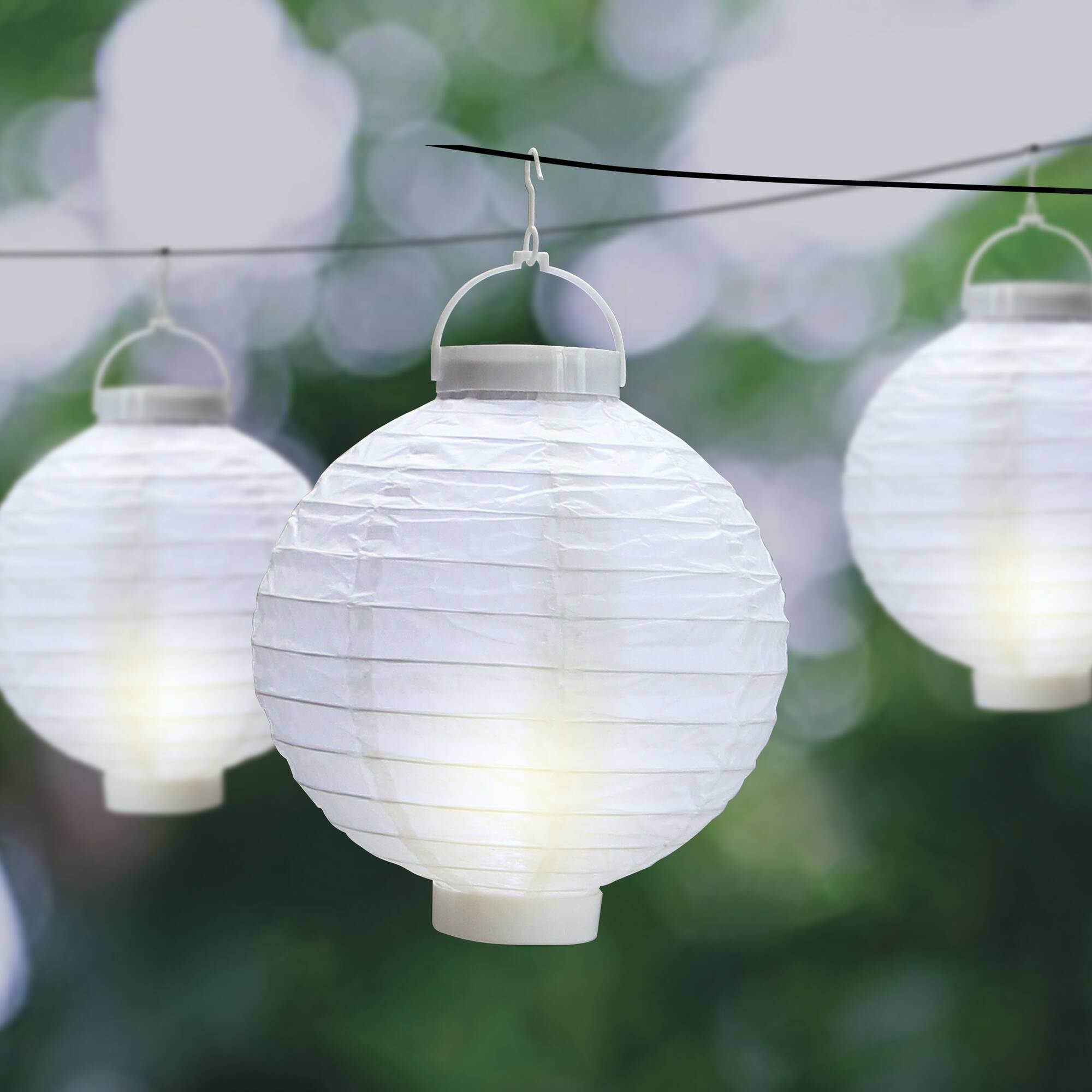 8 Packs: 6 ct. (48 total) 8" White Paper Lanterns by Ashland®